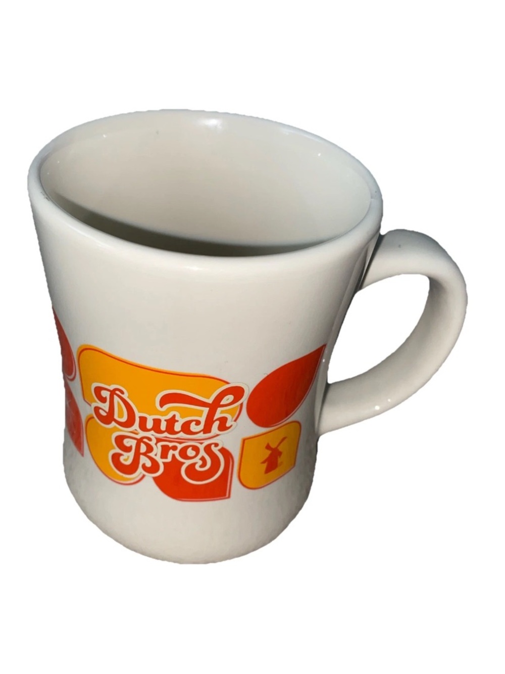 Retro Dutch Bros Coffee Happy‎ Holidays Coffee Mug Cup